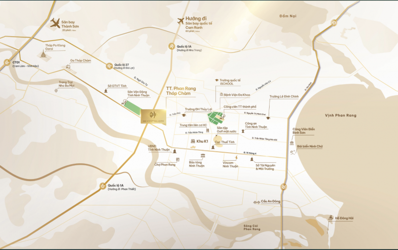 Bán đất nền, nhà phố 56–120m² tại MK Central City – Gần Trần Phú, trung tâm TP. Phan Rang – Sổ đỏ từng nền, xây tự do, giá chỉ từ 2 tỷ